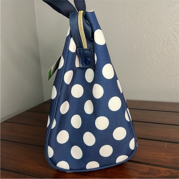 NWT Kate Spade Insulated Polka Dot Lunch Bag - Picture 5 of 6